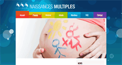 Desktop Screenshot of naissancesmultiples.asso.be